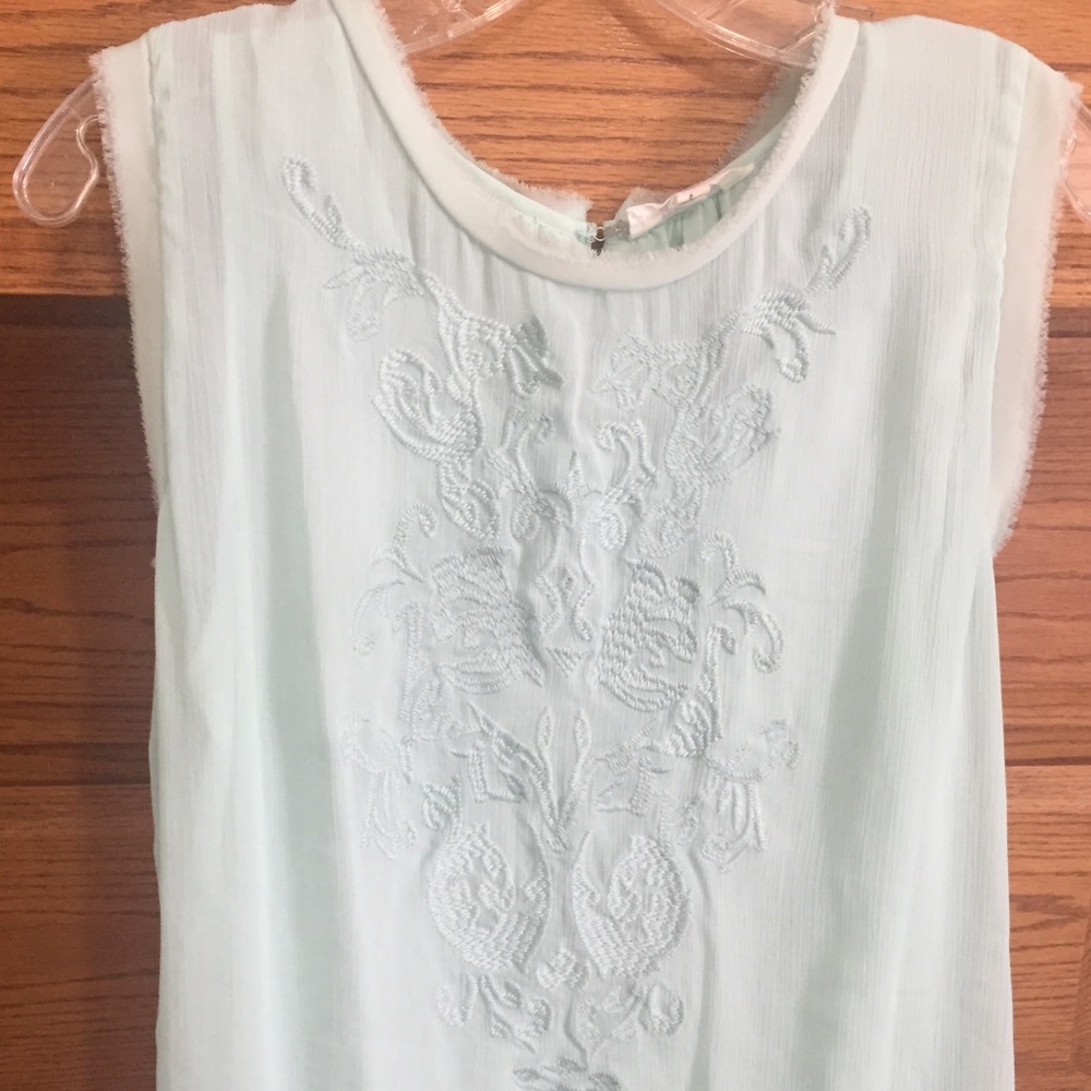 Mint Green Blouse